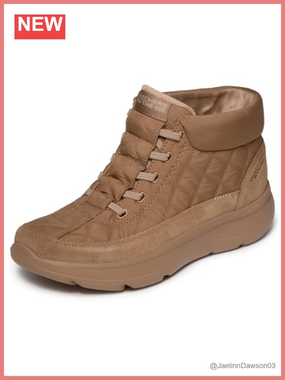 Skechers Encore Cozy Day Quilted Nylon Slip-On Shoes Hands Free Heel Pillow